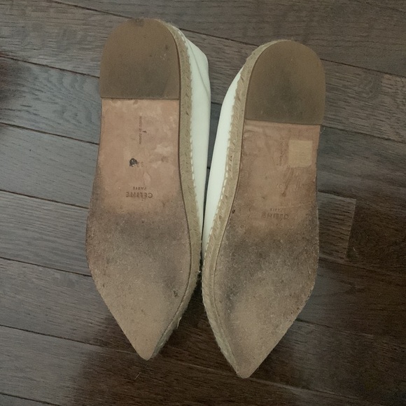 White Céline espadrilles with straps - Picture 2 of 5